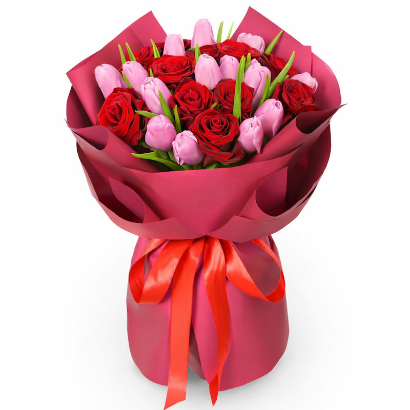 kiraz-cicegi---kirmizi-gul-pembe-lale